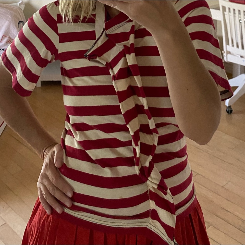 Jean Paul Gaultier Jeans stripped nautical shirt M